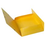 Chemise 3 rabats élastiques Max Capacité IDERAMA Carte pelliculée 425g Jaune EXACOMPTA