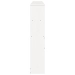 vidaXL Tête de lit avec rangement blanc 180 cm bois massif de pin
