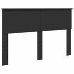 vidaXL Tête de lit Chêne noir 140 cm Bois d'ingénierie
