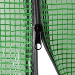 vidaXL Serre avec cadre en acier 0 5 m² 1x0 5x1 9 m