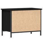vidaXL Meuble TV Chêne noir 60 x 35 x 45 cm Bois d'ingénierie