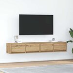 vidaXL Meuble TV 2 Pièces chêne artisanal 80x31x25 5 cm bois d'ingénierie