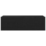 vidaXL Meuble TV 2 Pièces Noir 100 x 30 x 30 cm Bois d'ingénierie