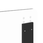 vidaXL Tête de lit Chêne noir 180 cm Bois d'ingénierie