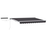 vidaXL Auvent rétractable électrique 3 5 x 2 5 m
