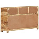 vidaXL Buffet 110x30x65 cm Bois massif de manguier