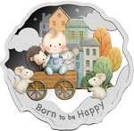 Monnaie BORN TO BE HAPPY Argent 500 Francs Cameroon 2026 (PRÉCOMMANDE)