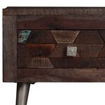 vidaXL Table basse Bois de récupération solide 100x60x35 cm