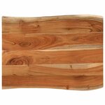 vidaXL Dessus de table 90x60x2 5 cm rectangulaire bois massif d'acacia