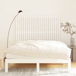 vidaXL Tête de lit murale Blanc 146 5x3x110 cm Bois massif de pin