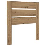 vidaXL Tête de lit Chêne artisanal 90 cm Bois d'ingénierie