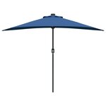 vidaXL Parasol de jardin Azur 294 x 150 x 224 cm tissu