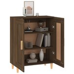 vidaXL Buffet Chêne marron 69 5x34x90 cm Bois d'ingénierie