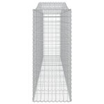 vidaXL Paniers à gabions arqués 25 Pièces 400x50x120/140 cm Fer galvanisé