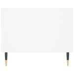 vidaXL Table basse blanc 102x50x40 cm bois d'ingénierie
