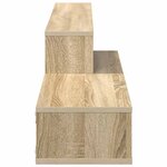 vidaXL SupportmuralpourTV 150x25x28 5cm Bois d'ingénierie