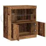 vidaXL Buffet Marron 60 x 37 x 67 cm Bois d'ingénierie