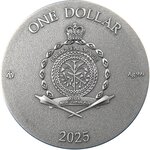 Pièce de monnaie en Argent 1 Dollar g 31.1 (1 oz) Millésime 2025 Fairytale WHITE RABBIT REST