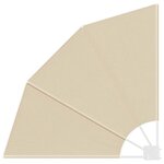 vidaXL Écran de confidentialité pour balcon Beige 115 x 115 cm tissu