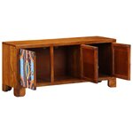 vidaXL Banc à chaussures avec stockage Marron miel 100 x 35 x 45 cm