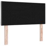 vidaXL Tête de lit Gris foncé tissu