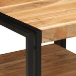 vidaXL Table basse 50x50x38 cm bois massif acacia