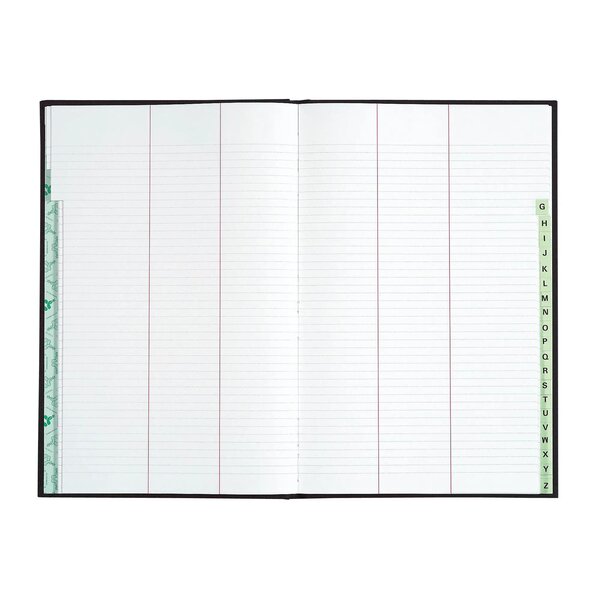 Registre 340x225 Répertoire Travers 400 Pages - Noir Toilé - Le Dauphin