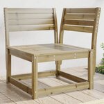 vidaXL Canapé d'angle de jardin a73x73x78 cm bois de pin imprégné