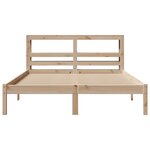 vidaXL Cadre de lit sans matelas 150x200 cm bois de pin massif