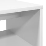 vidaXL Meuble TV Blanc 80 x 35 x 40 cm Bois d'ingénierie