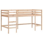 vidaXL Lit mezzanine enfants avec tunnel sans matelas 80x200 cm