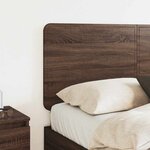 vidaXL Tête de lit Chêne brun 135 cm Bois d'ingénierie