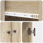 vidaXL Ensemble de Meubles 2 Pièces Chêne Sonoma Bois d'ingénierie