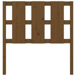 vidaXL Tête de lit Marron miel 105 5x4x100 cm Bois massif de pin