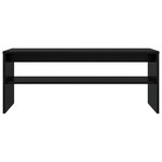 vidaXL Meuble TV Chêne noir 100 x 35 x 40 cm Bois d'ingénierie