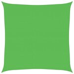 vidaXL Voile d'ombrage 160 g/m² Vert clair 4 5x4 5 m PEHD
