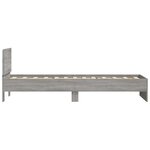 vidaXL Cadre de lit sans matelas avec lumières LED 75x190 cm