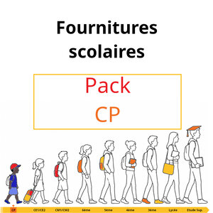 Kit de fournitures scolaires pour un·e élève de CP