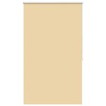 vidaXL Store enrouleur occultant 84 4 x 175 cm  largeur du tissu 80 cm  beige