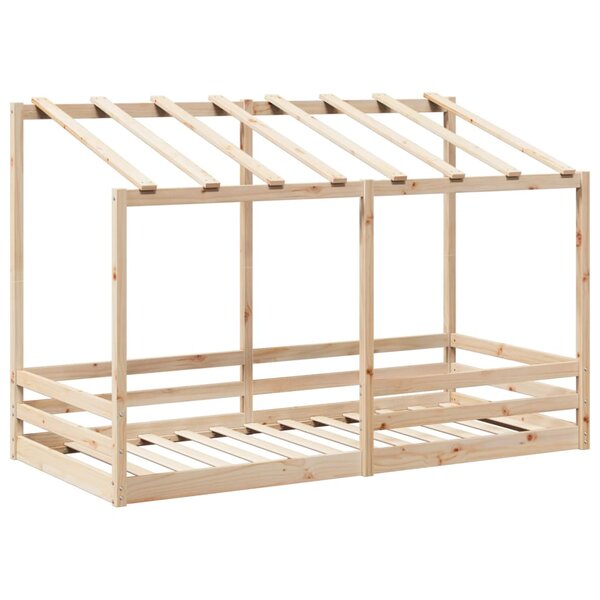 vidaXL Lit pour enfants avec toit 100x200 cm bois de pin massif