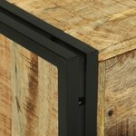 vidaXL Table basse 90x50x38 cm en bois de manguier massif