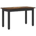 vidaXL Table basse Chêne Fumé 60 x 30 x 36 cm Bois d'ingénierie