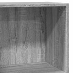 vidaXL Bibliothèque sonoma gris 40x24x76 cm bois d'ingénierie