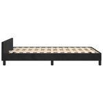 vidaXL Cadre de lit sans matelas noir 120x200 cm velours