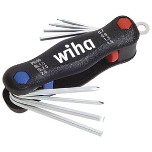 Wiha Ensemble de multi-outils 8 Pièces Pocketstar Mini à fente