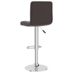 vidaXL Tabouret de bar Marron Similicuir
