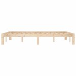 vidaXL Cadre de lit sans matelas bois massif de pin 140x200 cm