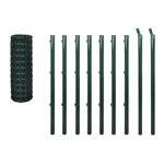 vidaXL Clôture euro acier 10x1 2 m vert