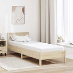 vidaXL Matelas Blanc 70 x 200 cm Mousse à mémoire de gel