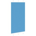 vidaXL Store plissé bleu 105x200 cm largeur du tissu 104 4cm polyester